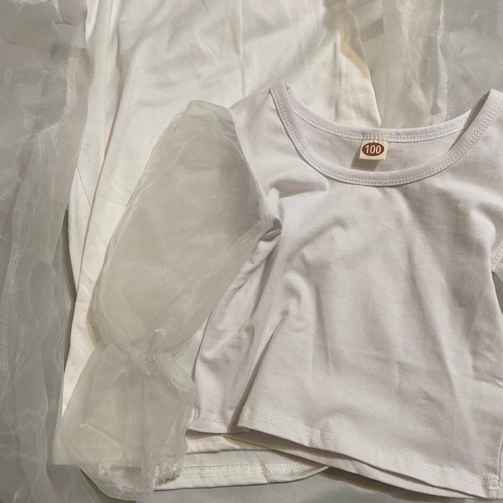 Mommy and me puff sleeve tops